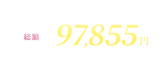 6回完了コース総額97,855円